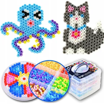 kreativní sada ZAŽEHLOVACÍ KORÁLKY KREATIVNÍ SADA ŠABLONY NA ZAŽEHLOVÁNÍ JAKO DÁREK