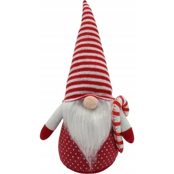 Vánoční dekorace Vánoční dekorativní skřítek Candy Boy, 35 cm
