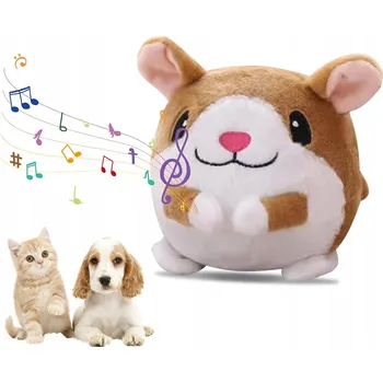 Hračka pro psa HRAČKA PRO PSY INTERAKTIVNÍ PLYŠOVÝ MÍČEK SKÁKACÍ 17CM BEZPEČNÁ MOŽNOST PRANÍ