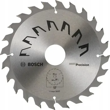Pilový kotouč BOSCH Pilový kotouč na dřevo Precision 160x30-20mm, 24 zubů