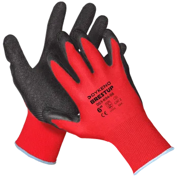Pracovní oblečení DYKENO BRESTUP 003-K94 / Povrstvené polyesterové rukavice - červená 7