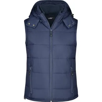 Dámská vesta DAIBER JN 1005 / Dámská prošívaná vesta s kapucí - navy XL