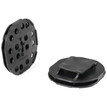 Stahovací páska Držák vázacích pásek pro 13mm široké pásky 50mm 47 mm barva Černá samolepicí HellermannTyton