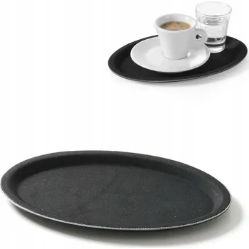 OVÁLNÝ PROTISKLUZOVÝ ČÍŠNICKÝ PODNOS 20NA GASTRONOMIE HENDI