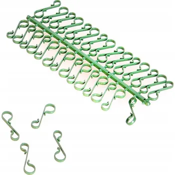 Obraz Zelené HÁČKY na zavěšení ozdob ZÁVĚSKY 60 ks