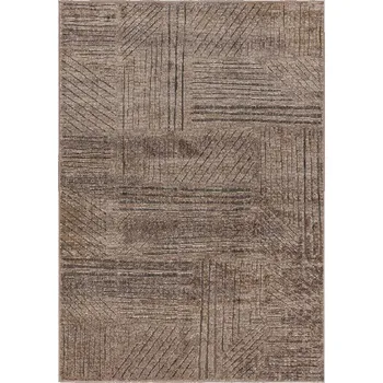 Koberec Breno Kusový koberec AMARNA 44002/E7CS, 67x120 cm, Hnědá/Vícebarevné