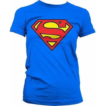 Dámské tričko Superman tričko, Shield Blue, dámské XXL