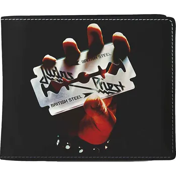 Judas Priest peněženka PU 11 x 10 x 1 cm, Bristish Steel Black