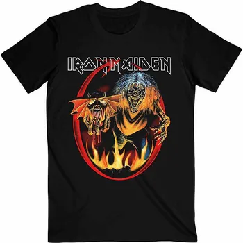 Pánská móda Iron Maiden tričko, Number Of The Beast Devil Tail Black, pánské M