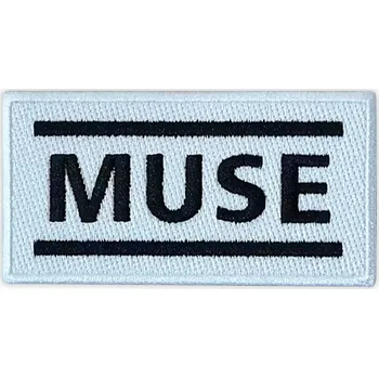 Nášivka Muse tkaná nažehlovačka PES 90x45 mm, Logo