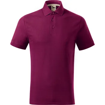 MALFINI PRIME (GOTS) 234 / Pánská polokošile z organické bavlny, krátký rukáv - fuchsiová S