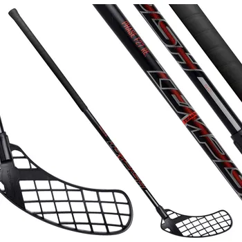 Florbalová hůl PHASE F27 NB RE. florbalová hůl - Pravá 100cm (PHASE F27 NB RE. florbalová hůl - 100cm black mat.)