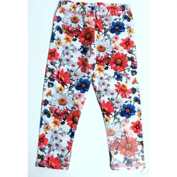 Dívčí legíny Legíny barevné květy