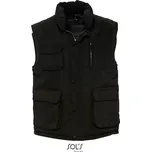 SOL´S VIPER / Pánská vesta s kapsami - black M