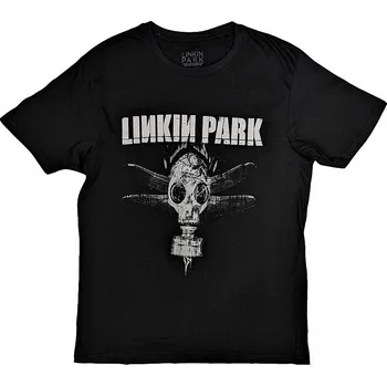 Pánská móda Linkin Park tričko, Gas Mask Black, pánské L