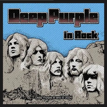 Nášivka Deep Purple tkaná nášivka PES 100 x 100 mm, In Rock