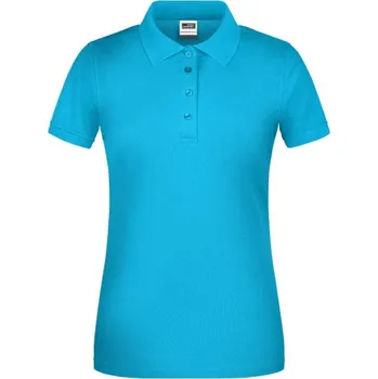 Dámské tričko DAIBER JN 873 / Dámské pracovní polo z bio bavlny - turquoise XL
