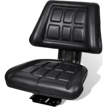 Autosedačka zahrada-XL Traktorová sedačka s opěradlem černá 210156