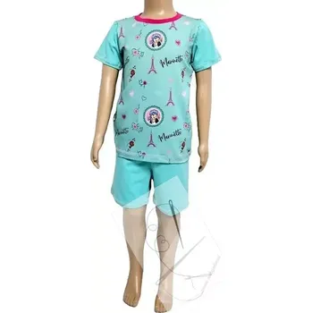 Dětský letní set – tričko a kraťasy.Kouzelná beruška mint