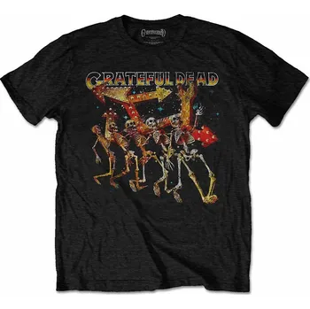 Pánské tričko Grateful Dead tričko, Truckin' Skellies Vintage Black, pánské M