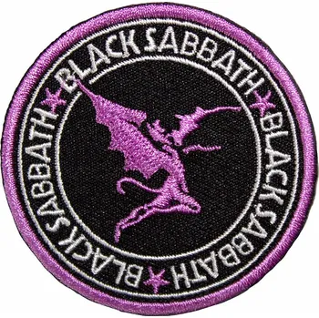 Nášivka Black Sabbath tkaná nažehlovačka PES 105 x 105 mm, Daemon Circle