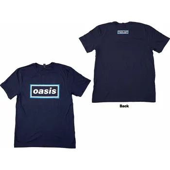 Pánská móda Oasis tričko, Maine Road Event Logo BP Navy Blue, pánské M