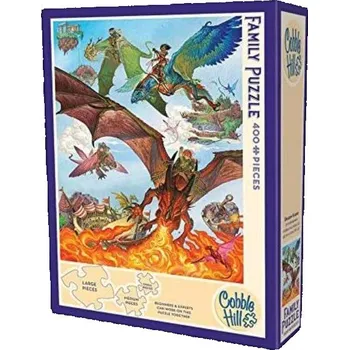 Puzzle COBBLE HILL Rodinné puzzle Dračí letka 350 dílků