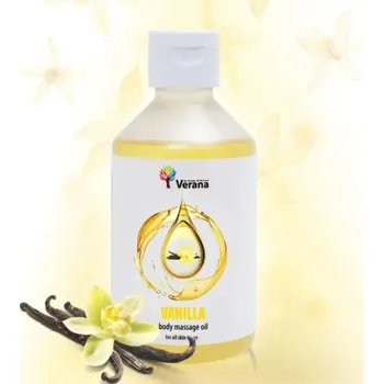 Masážní přípravek Masážní olej Vanilka 250 ml
