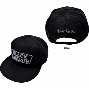 Pokrývka hlavy Black Sabbath kšiltovka Snapback, Never Say Die Black