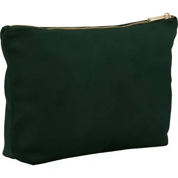 Kosmetická taška BAGBASE BG 714 / Sametová taška na příslušenství - dakr emerald 33x24 cm
