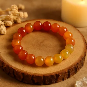 Náramek Náramek achát 6mm 23-537