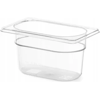 Dóza na potraviny GASTRONOMICKÁ NÁDOBA Z POLYKARBONÁTU PROFESIONÁLNÍ GN 1/9 HENDI