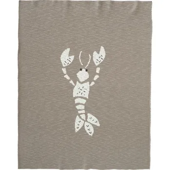 Dětská deka Fresk - Pletená deka z organické bavlny 80 x 100 cm Humr