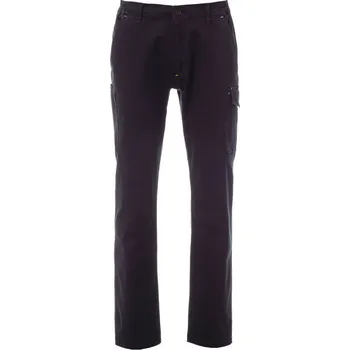 montérky PAYPER POWER STRETCH 001547-0376 / Elastické pracovní kalhoty do pasu - černá XXL