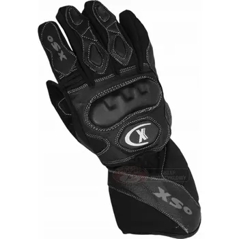 Moto rukavice Kožené Rukavice Motocyklové Rukavice Zateplené Černé - 2XL