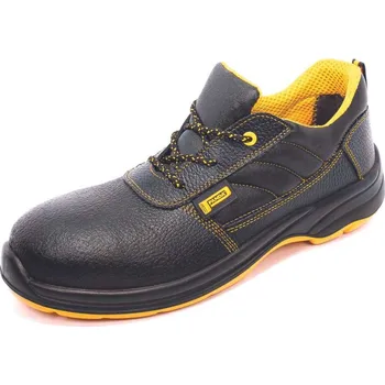 Pracovní obuv PANDA ROMA MF S3 SRC / Kožená bezpečnostní polobotka S3 bez kovových součástí 40