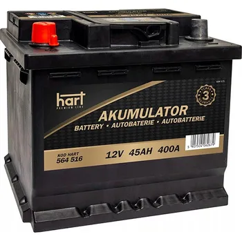 Autobaterie Akumulátor Hart od výrobce Varta / 12V - 45Ah 400A Levý + záruka 36 měsíců