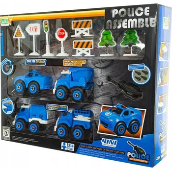 autíčko Skládací policejní Hračka