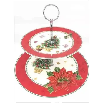 Podnos dort Marc O'Polo Veselé Vánoce Santa Claus 27 cm