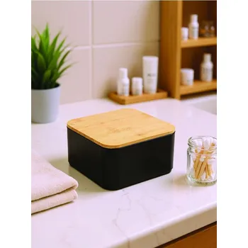 Úložný box Sinsay - Úložný box s víkem - černá - 253HE-99X - 253HE-99X-ONE