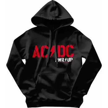 Pánská mikina AC/DC mikina, PWR-UP Hoodie Black, pánská 5XL