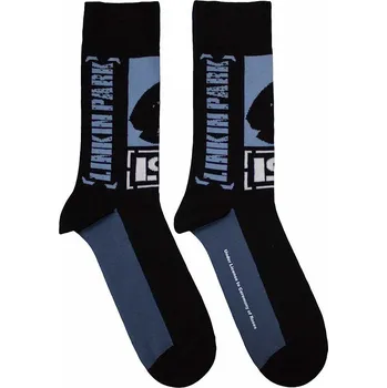 Pánské ponožky Linkin Park ponožky, Crouching Black, unisex - velikost 7 až 11 (40 až 45)