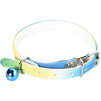 obojek pro kočku Juko Obojek s modrou rolničkou pro kočku 30 x 1 cm