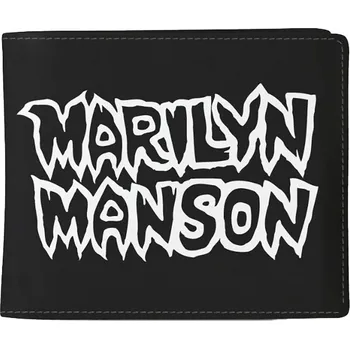Peněženka Marilyn Manson peněženka PU 11 x 10 x 1 cm, Logo Black