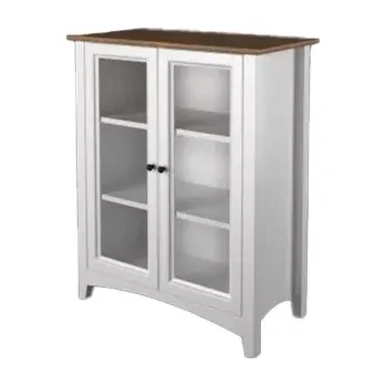 Knihovna Interier-Stejskal | Vitrína Castello Soft masiv borovice S14C - Castello dekory Olše tmavá