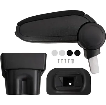 Autosedačka zahrada-XL Loketní opěrka do auta černá 17 x 32 x (35,5–52) cm ABS 154671