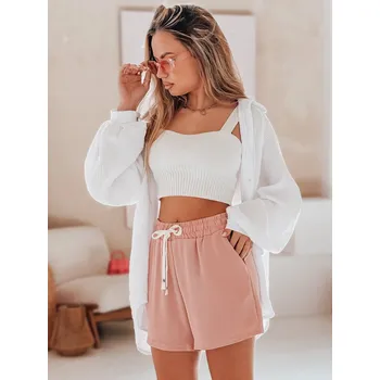 Dámské kraťasy Dámské šortky HOT VIBE Dstreet SY0439 Barva: Růžová, Velikost: L