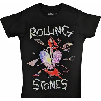Pánské tričko Rolling Stones tričko, Hackney Diamonds Heart Black, pánské XXL