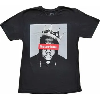 Pánská móda Notorious B.I.G. tričko, Notorious Black, pánské L