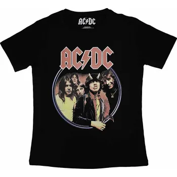 Dámské tričko AC/DC tričko, Highway To Hell Circle Black, dámské S